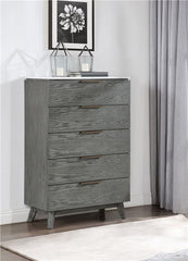 Nathan 5-drawer Bedroom Chest Grey - 224605