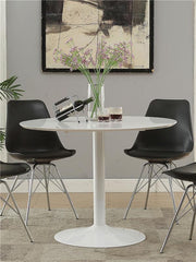 Lowry Round Dining Table White - 105261