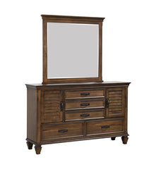 Devon 5-piece Queen Bedroom Set Burnished Oak - 300525Q-S5
