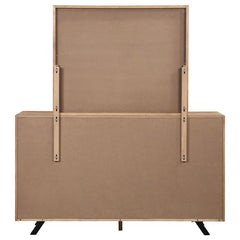 Taylor 7-drawer Dresser with Mirror Light Honey Brown - 223423M