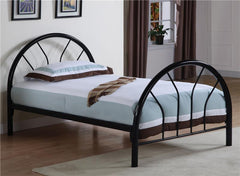 Marjorie Metal Twin Open Frame Bed Black - 2389B