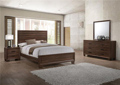 Brandon 4-piece Queen Bedroom Set Warm Brown - 205321Q-S4