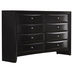 Briana 4-piece Queen Bedroom Set Black - 200701Q-S4