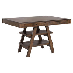Dewey 5-piece Rectangular Dining Set Brown and Walnut - 115208-S5