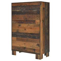 Sidney 5-drawer Bedroom Chest Rustic Pine - 223145