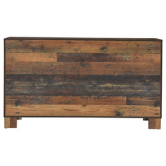 Sidney 6-drawer Dresser Rustic Pine - 223143