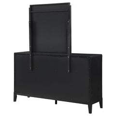 Brookmead 8-drawer Dresser with Mirror Black - 224713M