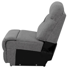 Higgins Upholstered Armless Chair Grey - 600370AC