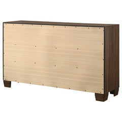 Brandon 6-drawer Dresser Medium Warm Brown - 205323