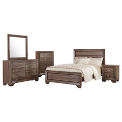Kauffman 5-piece California King Bedroom Set Washed Taupe - 204191KW-S5