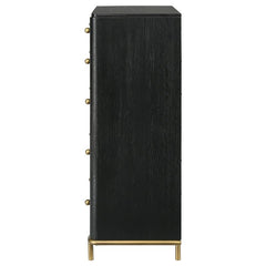 Arini 5-drawer Bedroom Chest Black - 224335