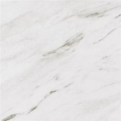 Bexter Faux Marble Round Top Bar Table White and Chrome - 183526