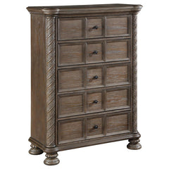 Emmett 5-piece Queen Bedroom Set Walnut - 224441Q-S5