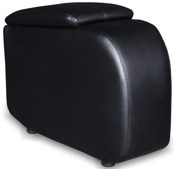 Cyrus Upholstered Home Theater Storage Wedge Console Black - 600002