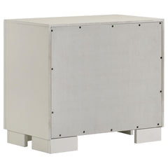 Jessica 5-piece Queen LED Bedroom Set Cream White - 202990Q-S5P
