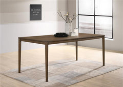 Wethersfield Dining Table with Clipped Corner Medium Walnut - 109841