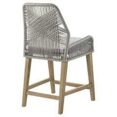 Nakia Woven Rope Back Counter Height Stools (Set of 2) - 110035