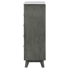 Nathan 5-drawer Bedroom Chest Grey - 224605