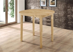Bucknell 3-piece Dining Set with Drop Leaf Natural and Tan - 130006