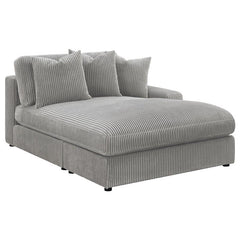Blaine Upholstered Reversible Chaise Sectional Sofa Fog - 509900-SET