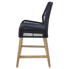 Nakia Woven Rope Back Counter Height Stools (Set of 2) - 110036
