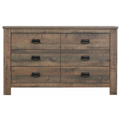 Frederick 4-piece Eastern King Bedroom Set Weathered Oak - 222961KE-S4