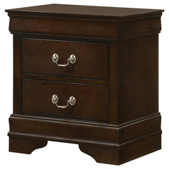 Louis Philippe 2-drawer Nightstand Cappuccino - 202412