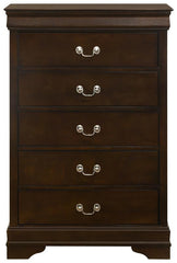 Louis Philippe 5-piece Eastern King Bedroom Set Cappuccino - 202411KE-S5