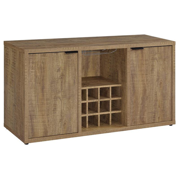 Jamestown 2-door Dining Sideboard Buffet with Wine Storage Mango Brown - 183025