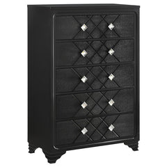 Penelope 5-piece California King Bedroom Set Midnight Star - 223571KW-S5