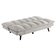 Laredo Upholstered Tufted Convertible Sofa Bed Light Grey - 360017