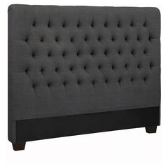 Chloe Upholstered Queen Panel Headboard Charcoal - 300529QB1