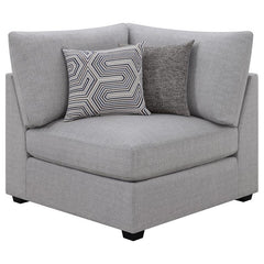 Cambria 6-piece Upholstered Modular Sectional Sofa Grey - 551511-SET