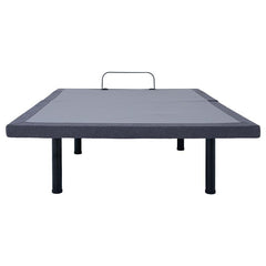 Clara Eastern King Adjustable Bed Base Grey and Black - 350131KE