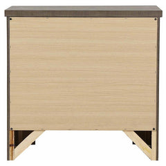 Frederick 2-drawer Nightstand Weathered Oak - 222962