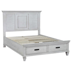 Franco 5-piece California King Bedroom Set Distressed White - 205330KW-S5