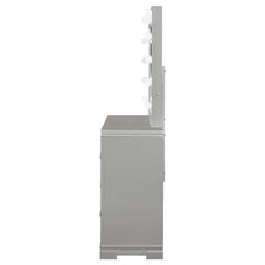 Eleanor 6-drawer Dresser with Mirror Metallic Mercury - 223463M