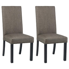 Hubbard Upholstered Side Chairs Charcoal (Set of 2) - 121752