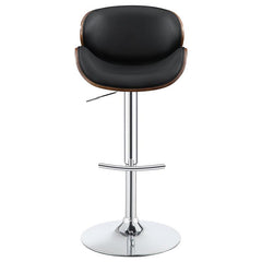 Harris Adjustable Bar Stool Black and Chrome - 130504