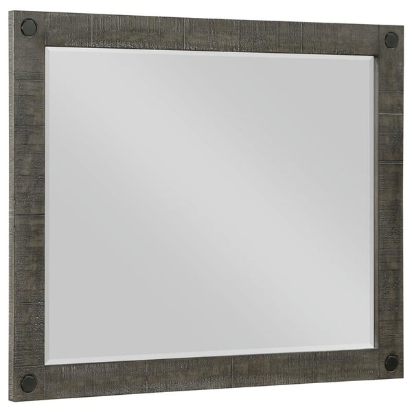 Lilith Dresser Mirror Distressed Grey - 224474