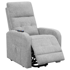 Howie Upholstered Power Lift Massage Chair Grey - 609402P