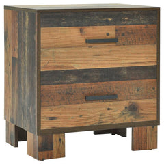 Sidney 4-piece Eastern King Bedroom Set Rustic Pine - 223141KE-S4