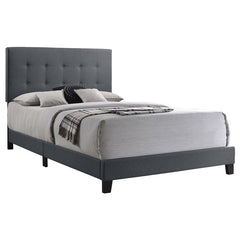 Mapes Upholstered Eastern King Panel Bed Grey - 305747KE
