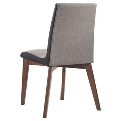 Redbridge 5-piece Dining Room Set Natural Walnut and Grey - 106591-S5