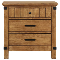 Brenner 5-piece Eastern King Bedroom Set Rustic Honey - 205260KE-S5
