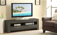Elkton 2-drawer Engineered Wood 59" TV Stand Weathered Grey - 701979