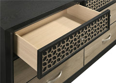 Valencia 6-drawer Dresser Black - 223043