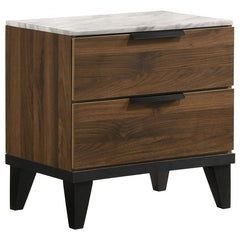 Mays 5-piece Eastern King Bedroom Set Walnut - 215961KE-S5
