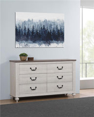 Stillwood 6-drawer Dresser Vintage Linen - 223283