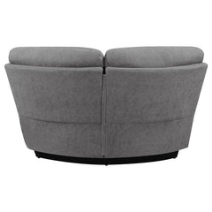 Higgins Upholstered Wedge Grey - 600370B2